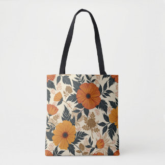Audaz Geometría Floral Bolsa De Tote