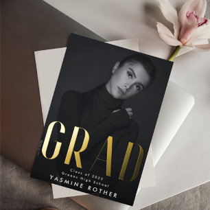 Audaz Invitación de fotografía GRAD de Relieve met