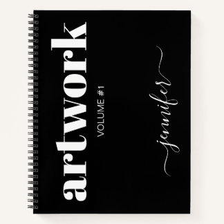 Audaz libro de texto personalizado en blanco negro