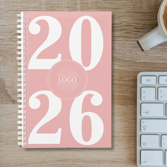 Audaz Planificador Rosa Blanco Con Logo 2026 (Subido por el creador)