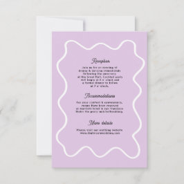 Audaz Retro Funky Moderno Boda Tarjeta de gabinete