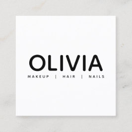 Audaz tarjeta de presentación moderna de la tipogr