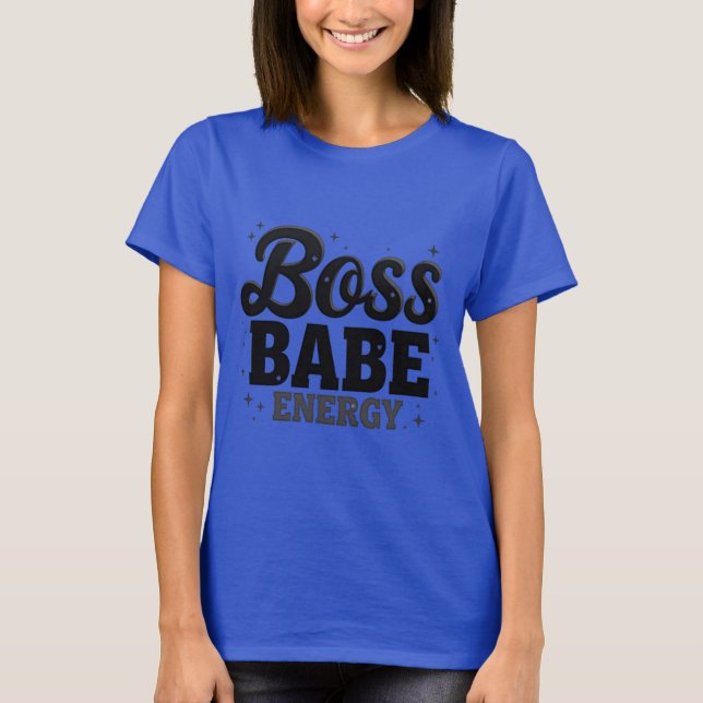Audaz y valiente jefe de la camiseta de Babe (Anverso)