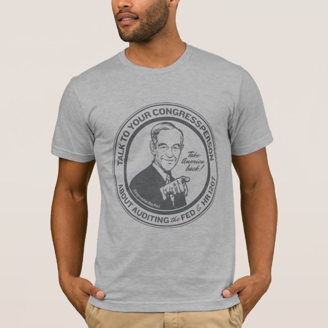 Auditoría de Ron Paul la camiseta de Federal (Anverso)