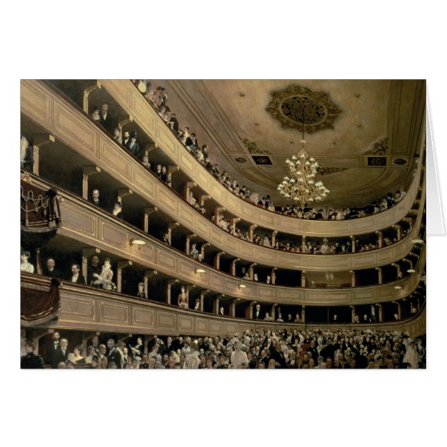 Auditorio del Teatro Old Castle, 1888 (Anverso (Horizontal))