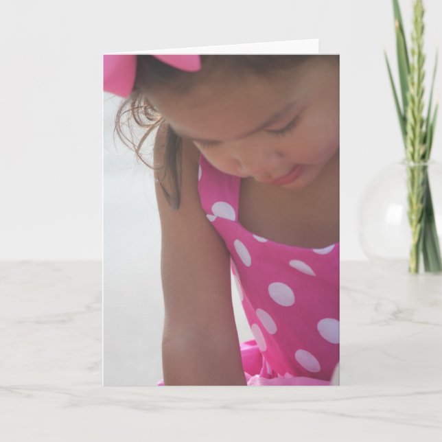 "Audrey" - Tarjeta de felicitación (Anverso)