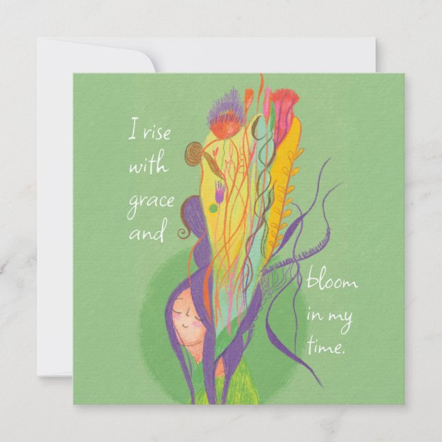 Auge en tarjeta de confirmación de empoderamiento  (Anverso)