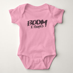 Auge I Pooped - camisa del bebé