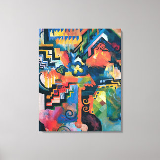 Auguste Macke - Homenaje a Bach Arte Moderno Abstr