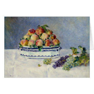 Auguste Renoir - Vida fija con melocotones y uvas