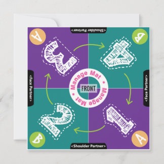 Aula de trabajo de grupo de Mat de aprendizaje coo