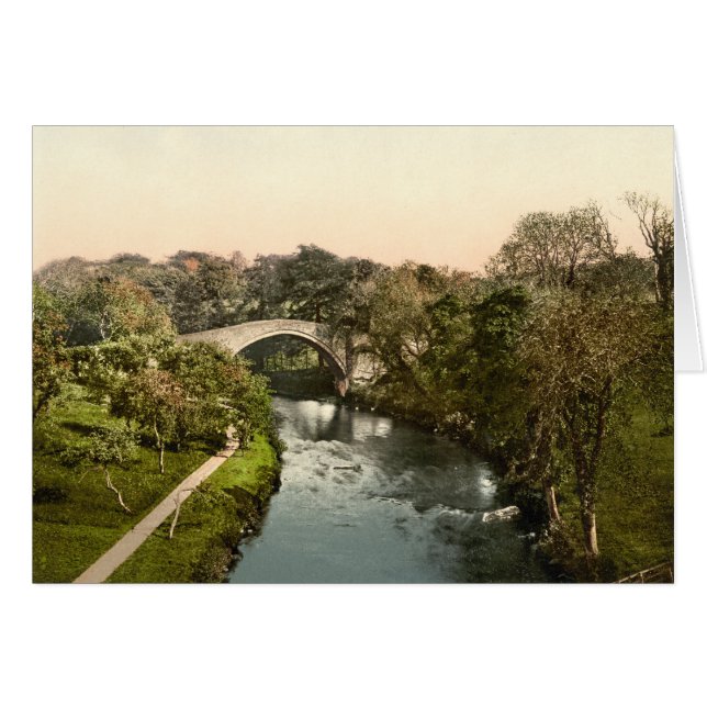 Auld Brig O'Doon, Ayrshire, Escocia (Anverso (Horizontal))
