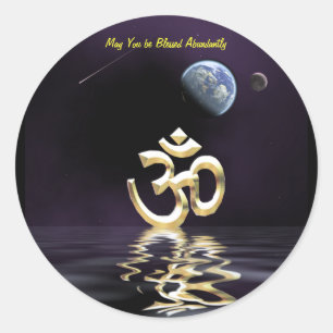 Aum Blessing Pegatina