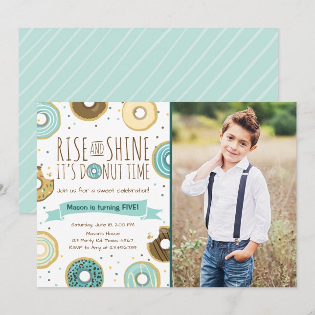 Aumenta y resplandece la invitación a la fiesta de (Anverso / Reverso)