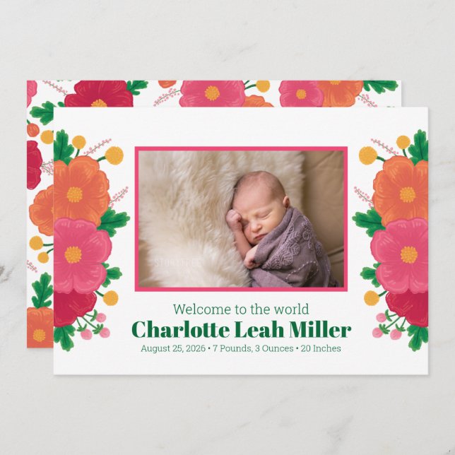 Aumentan los audaces anuncios de nacimiento (Anverso / Reverso)