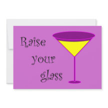 Aumente su invitación de cristal del fiesta del