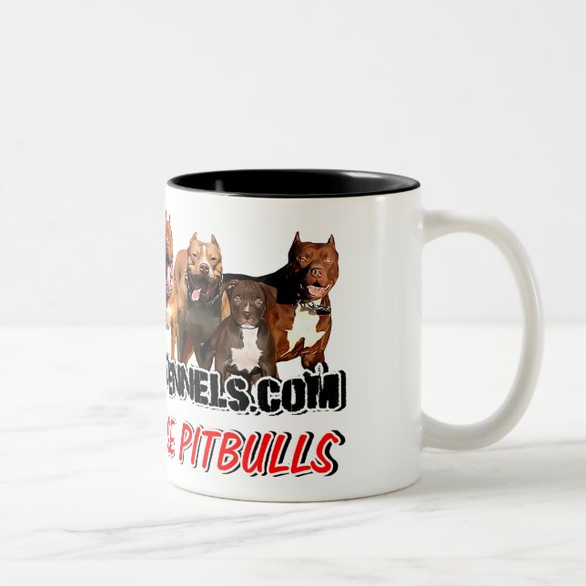 AUMENTO DE LA TAZA ROJA DE LA NARIZ PITBULL DE LAS (Derecha)