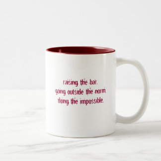 Aumento del blanco/del rojo de la taza de la barra
