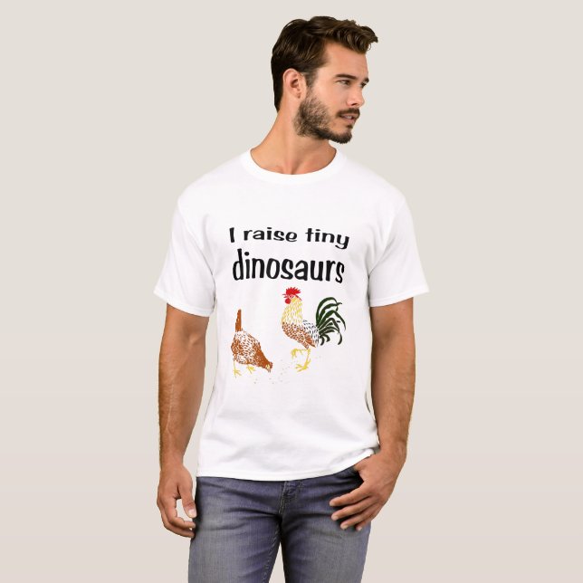 Aumento la camiseta minúscula de los dinosaurios (Anverso completo)