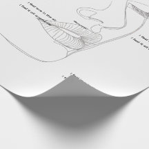 Aún Amor - Papel de regalo con letras