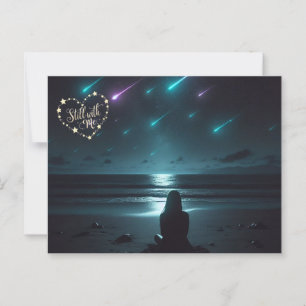 Aún conmigo – Tarjeta postal de apoyo en el duelo