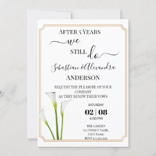 Aún hacemos invitaciones de aniversario a Bodas de