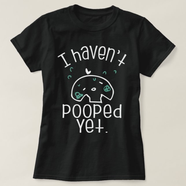 Aún no he tocado un regalo para camisetas premium, (Diseño del anverso)