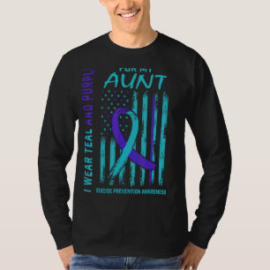 Aún uso camiseta Verde azulada y morada de concien