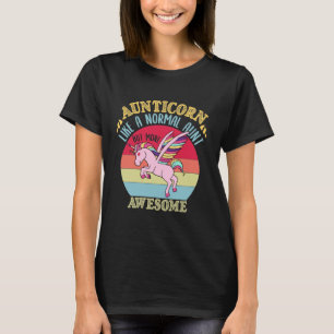 Aunticorn Cita regalo de camiseta