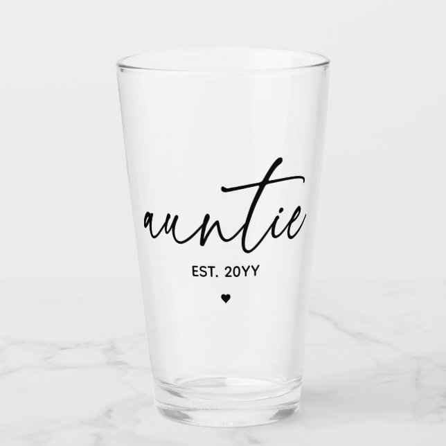 Auntie Established Elegant Typography New Aunt (Anverso)