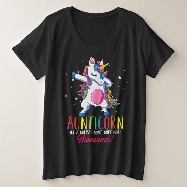 auntiecorn like an aunt only awesome dabbing (Anverso del diseño)