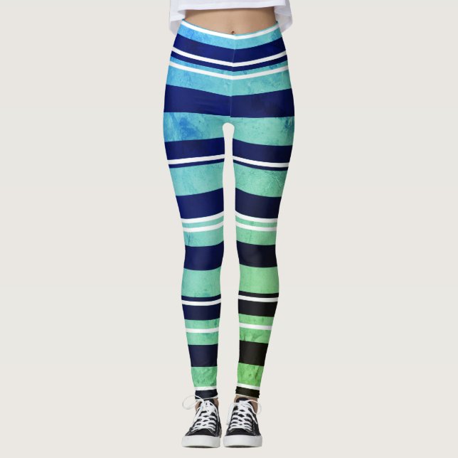 Auqa Stripes Leggings (Anverso)