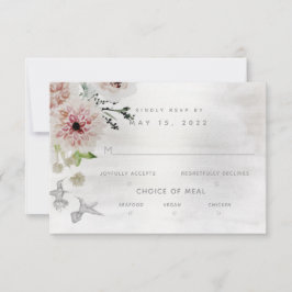 Aura De La Naturaleza Boda 3 Tarjeta RSVP De Elecc