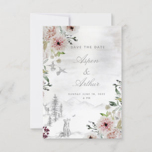 Aura De La Naturaleza Boda Guardar La Tarjeta De F