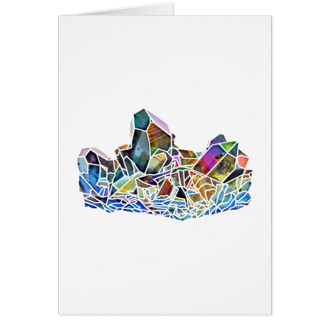 Aureola cristalina curativa del arco iris del arte (Frente)