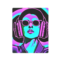 Auriculares con arte de IA