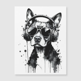 Auriculares Guay Dog Mascotas cortos Tinta blanca 