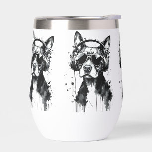 Auriculares Guay Dog Mascotas cortos Tinta blanca 