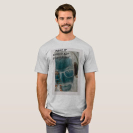 Auriculares simples diferentes gafas camiseta