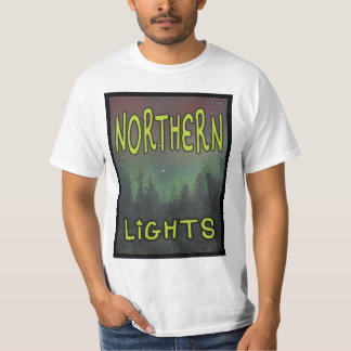 Aurora boreal - camiseta del valor