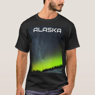 Aurora boreal luces del norte Noruega camiseta Árt