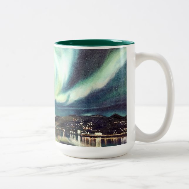 Aurora boreal - TAZA de Islandia (Derecha)