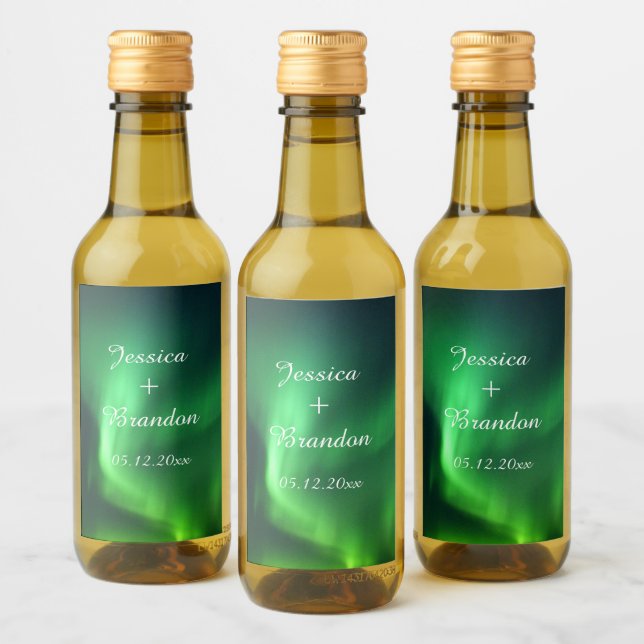 Aurora Borealis Boda de las luces del norte (Botellas)