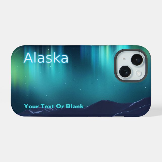 Aurora Borealis - Estuche para iPhone Alaska Otter (Reverso Horizontal)