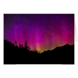 Aurora Borealis Starry Night Sky
