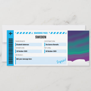 Aurora Borealis Surprise Ticket
