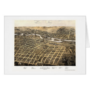 Aurora, mapa panorámico de IL - 1867