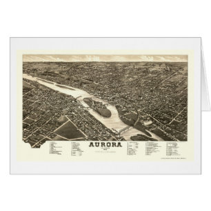 Aurora, mapa panorámico de IL - 1882