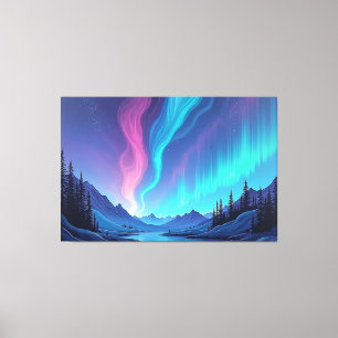 Aurora Tide – Premium 60"x40" Lienzo de Arte Fluid