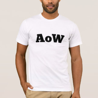 Ausencia camiseta del logotipo de la cera/de "AoW"